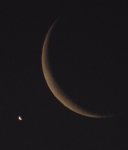 Crescent Moon Venus