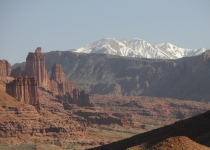 La Sal  Mountains Fisher Towers